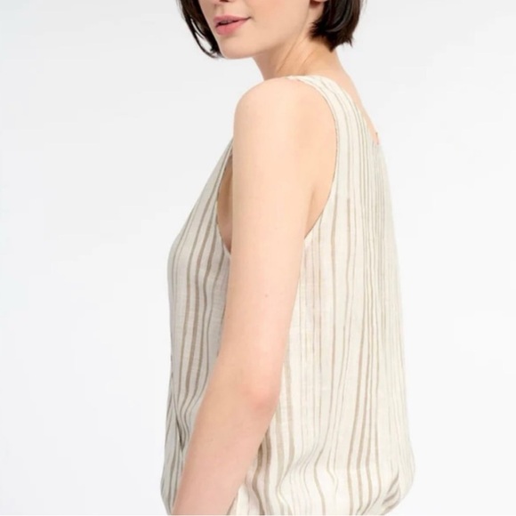 Splendid NWOT Striped Canyon Cross Tank Size XS Linen Blend - Picture 4 of 6